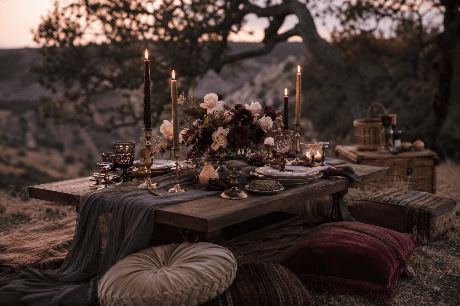 Date Night picnic setup